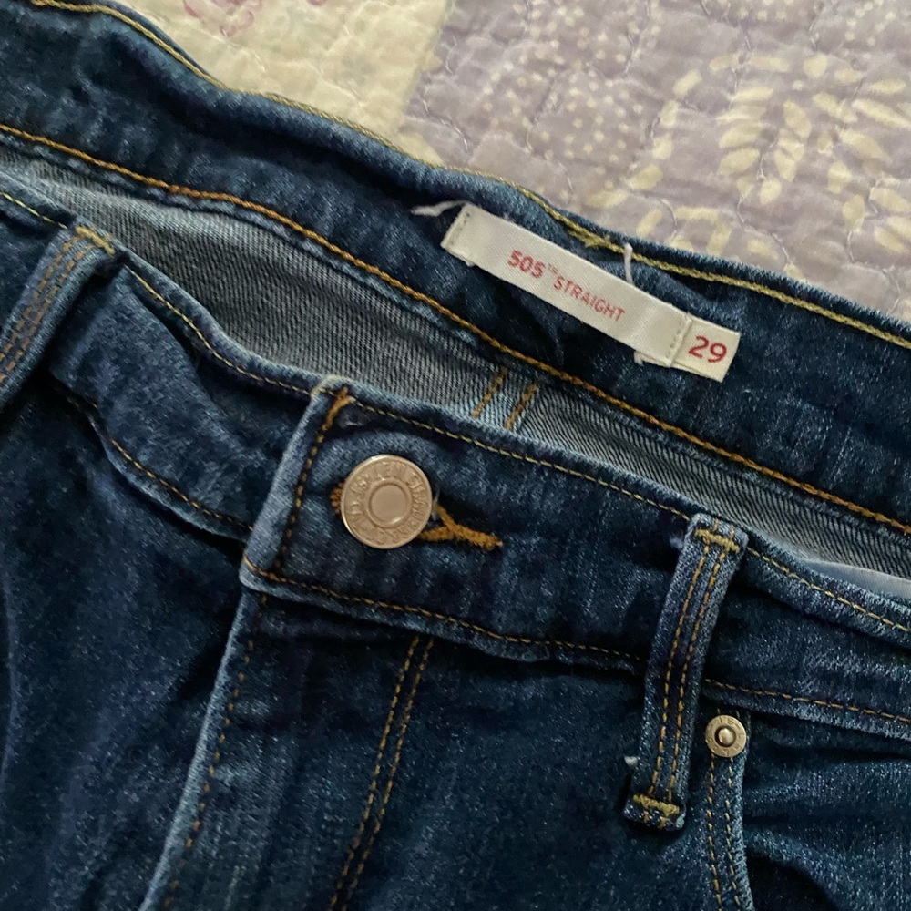 Levi's Women's Straight Leg Jeans in Dark Blue